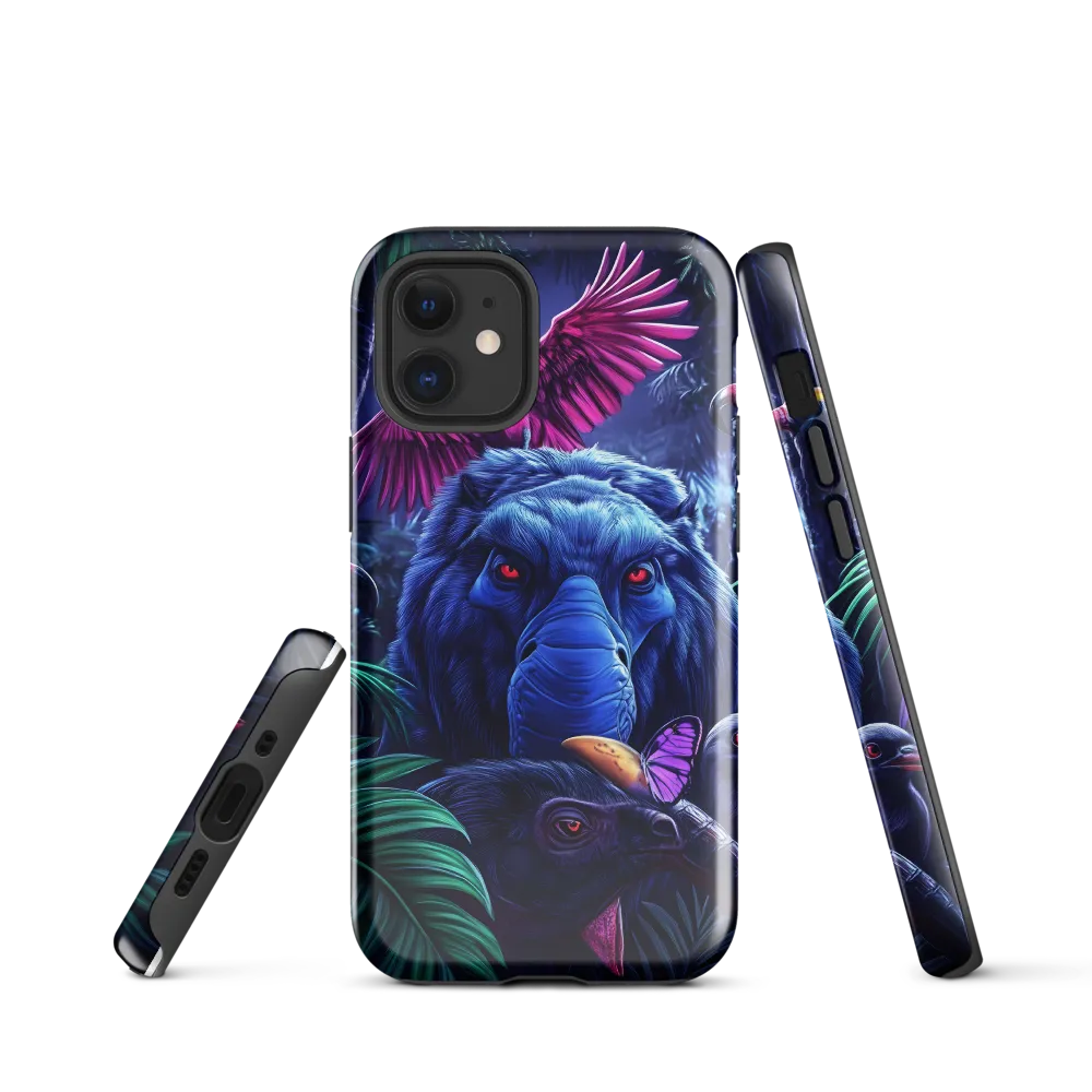 Enigmatic Jungle Symphony | Phone Case |  12 mini | Tough Case | Glossy