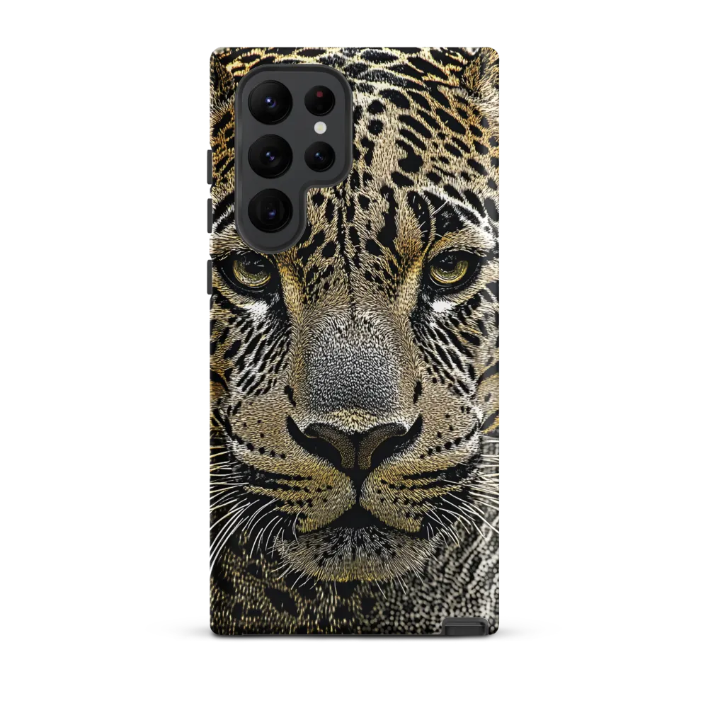 The Majestic Gaze: Portrait of a Leopard