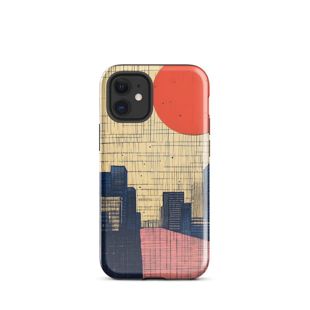Urban Echoes: A Minimalist Cityscape