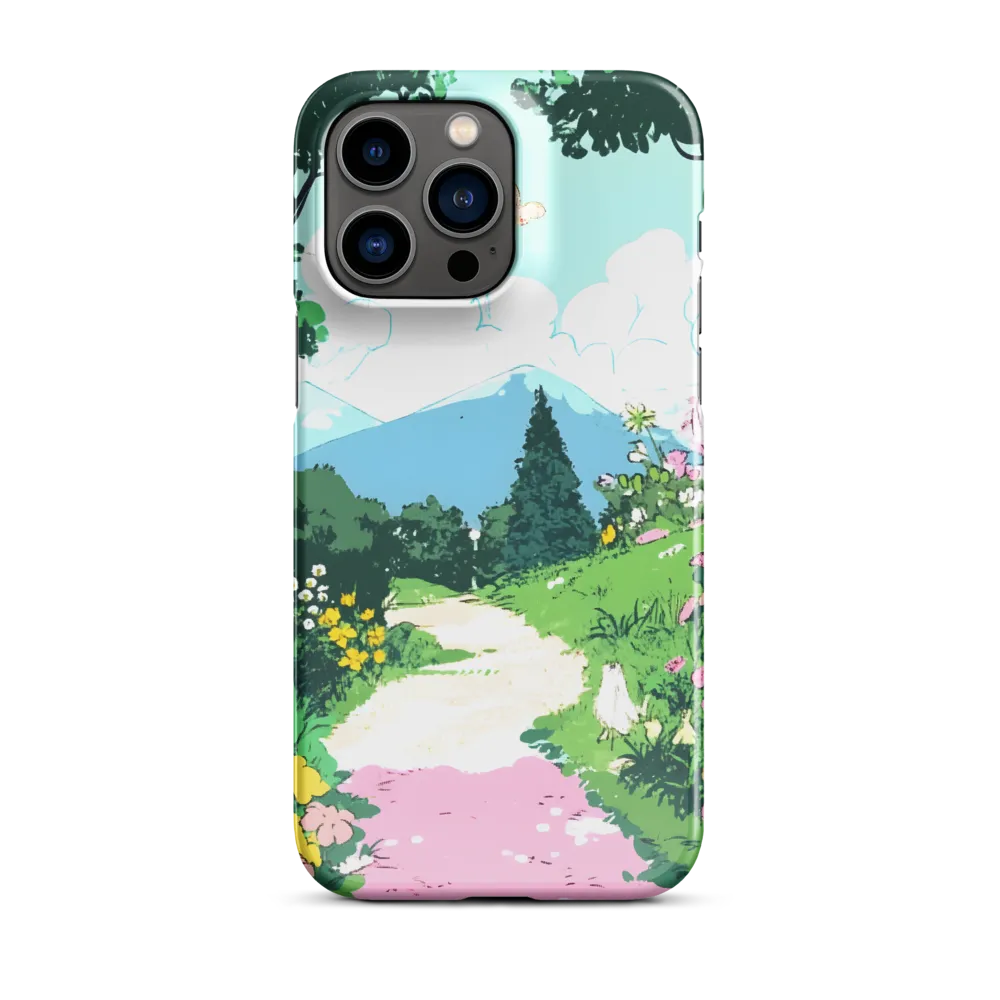 A Serene Journey Through Nature | Phone Case |  14 Pro Max | Snap Case | Glossy