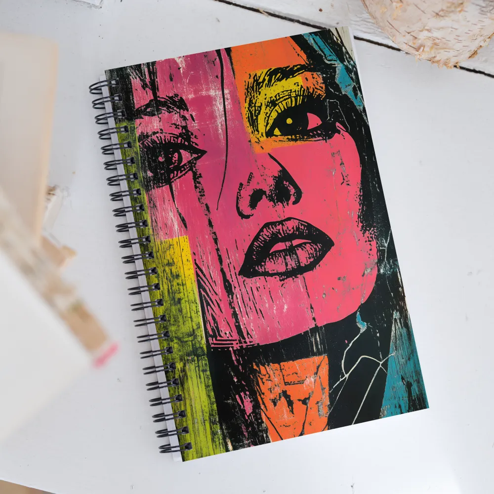 Vivid Visage | Spiral Notebook