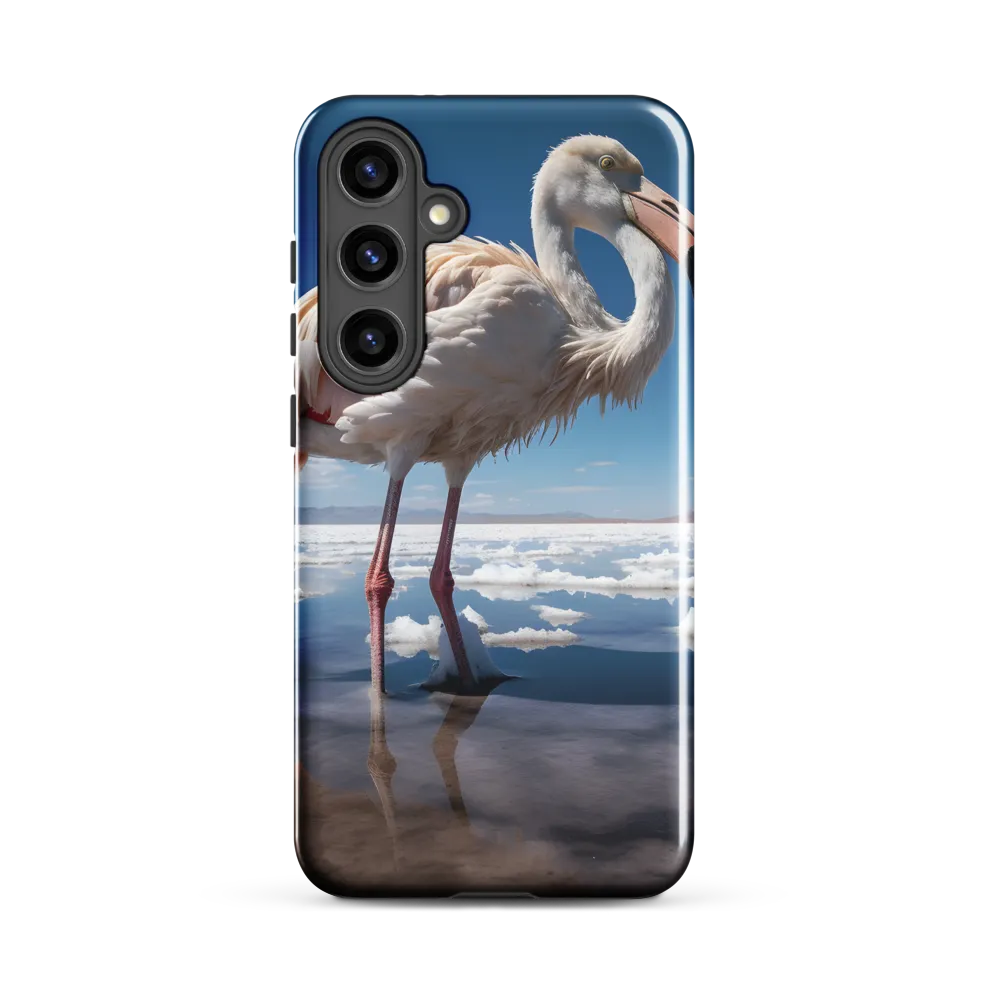 Graceful Solitude of a Flamingo
