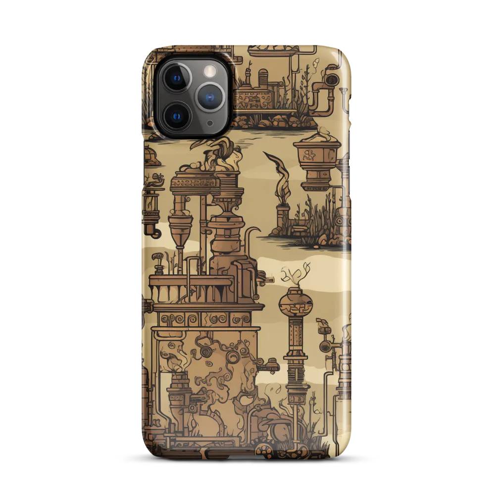 Whimsical Industrial Landscape | Phone Case |  11 Pro Max | Snap Case | Glossy