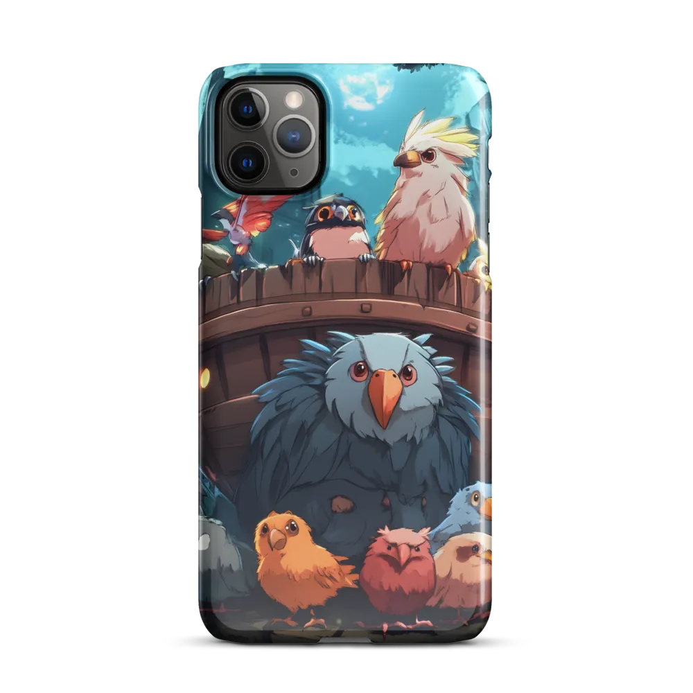 A Gathering of Fantastical Birds | Phone Case |  11 Pro Max | Snap Case | Glossy