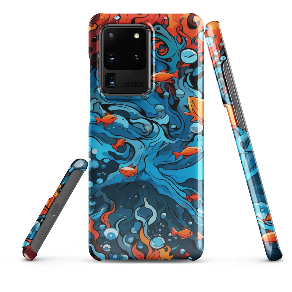 Fluid Harmony: Ocean and Flames