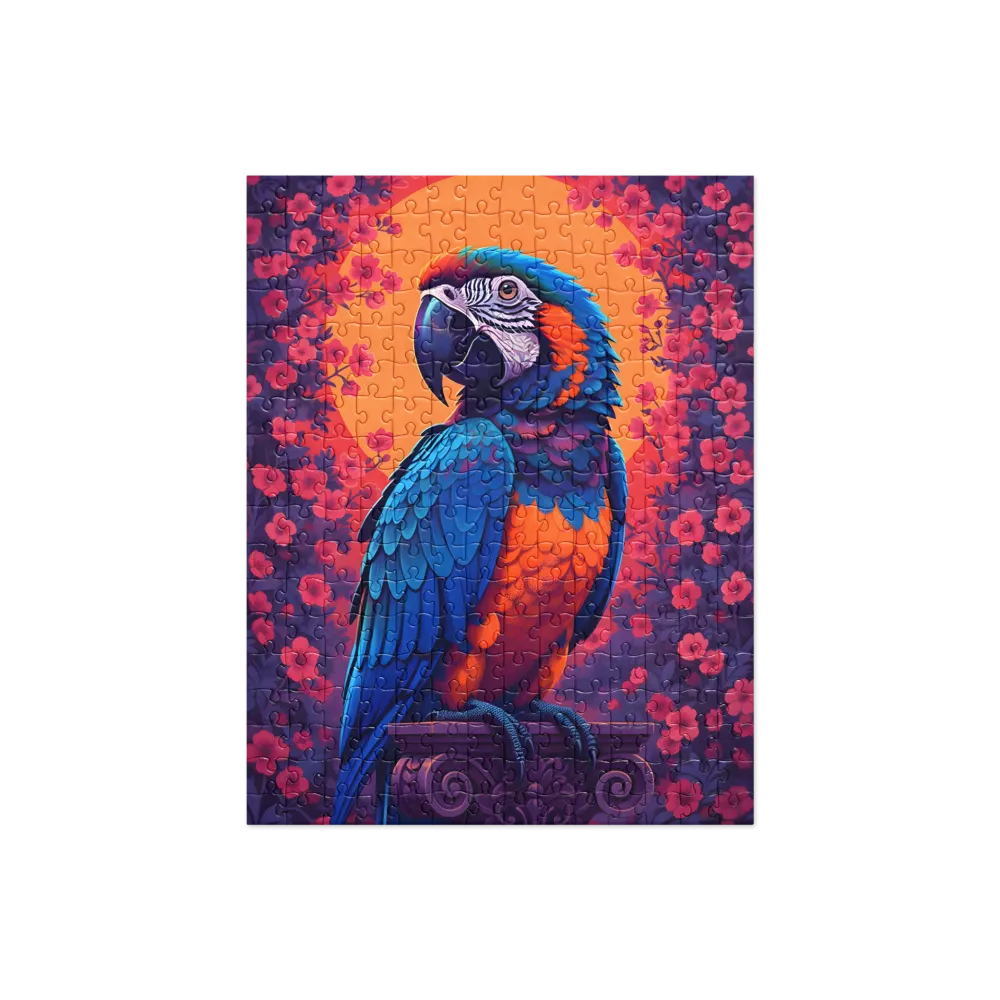 Sunset Macaw 
 Jigsaw Puzzle
