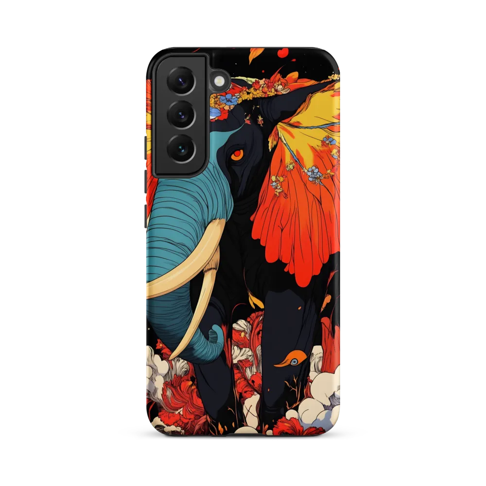 Majesty of the Floral Elephant | Phone Case |  S22 Plus | Tough Case | Matte