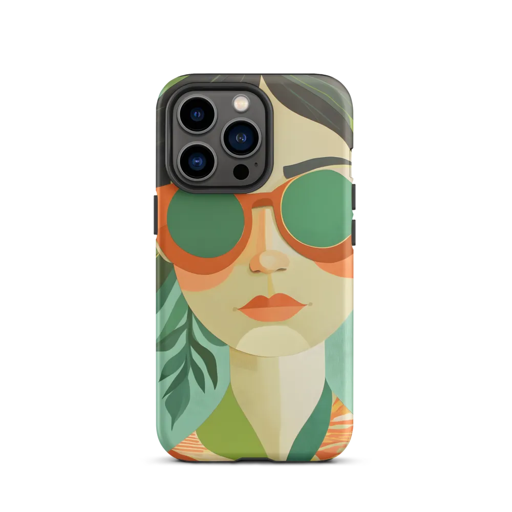Bold Serenity: A Modern Portrait | Phone Case |  13 Pro | Tough Case | Matte