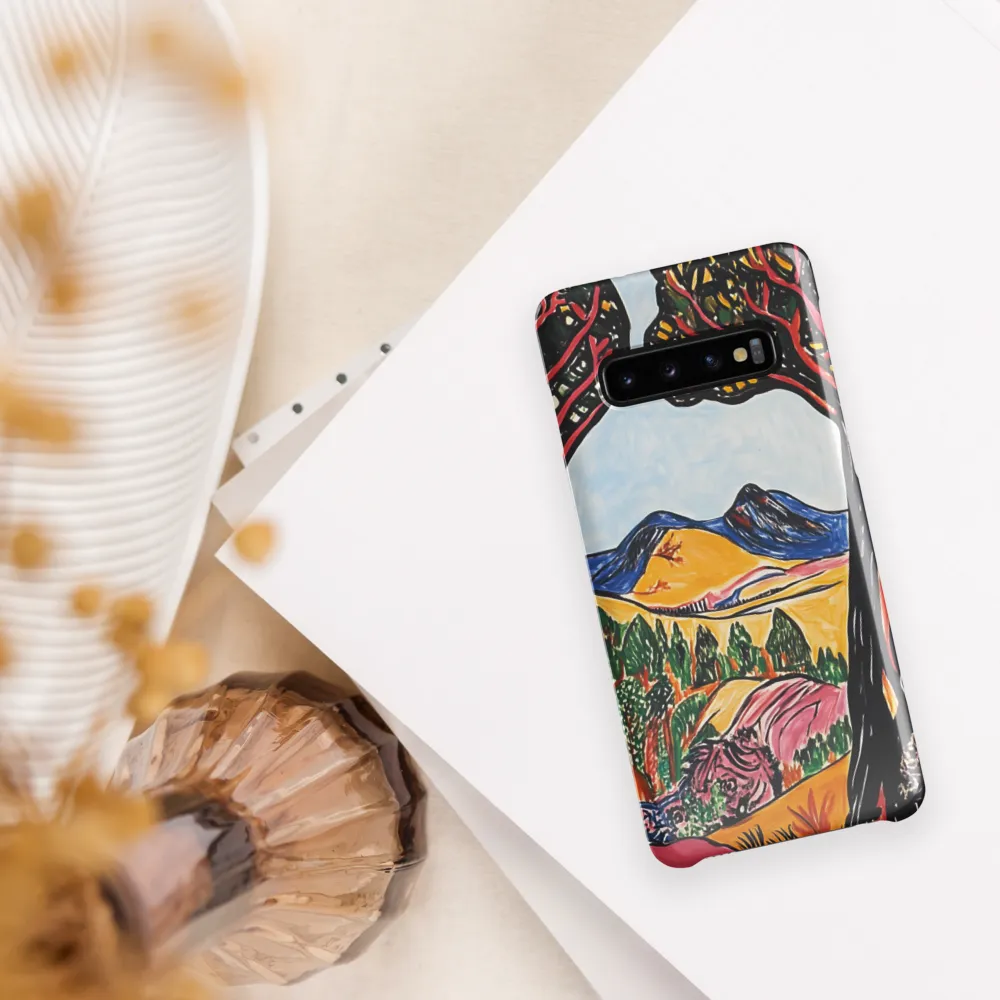 Vibrant Nature's Embrace | Phone Case |  S10 | Snap Case | Glossy