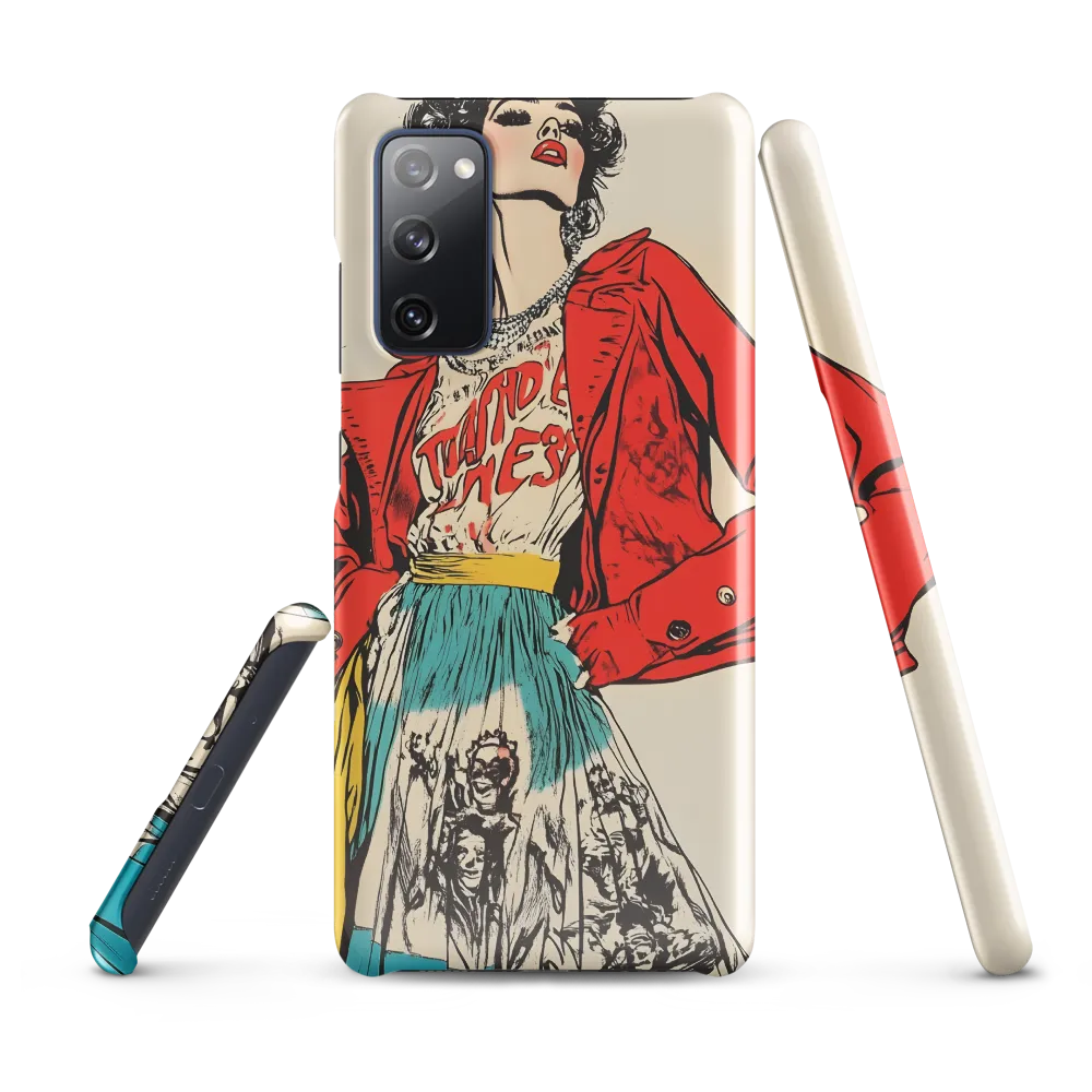 Vibrant Elegance: A Pop Art Fashion Statement