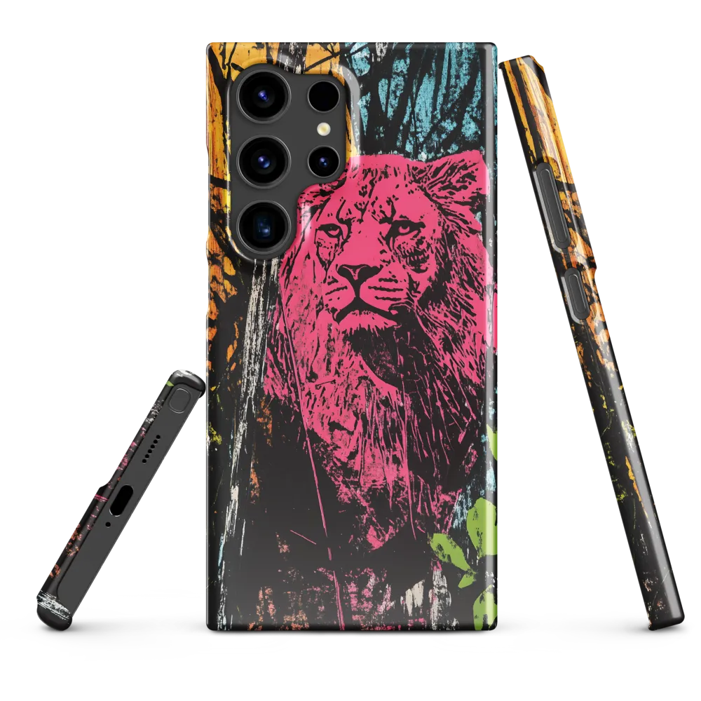 Fierce Vibrance: The Pink Lion