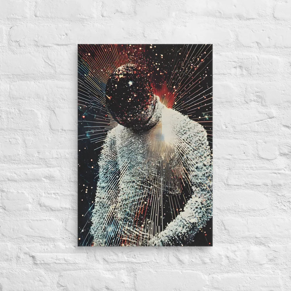 Ethereal Astronaut: A Journey Through the Cosmos | Canvas | 16″×24″