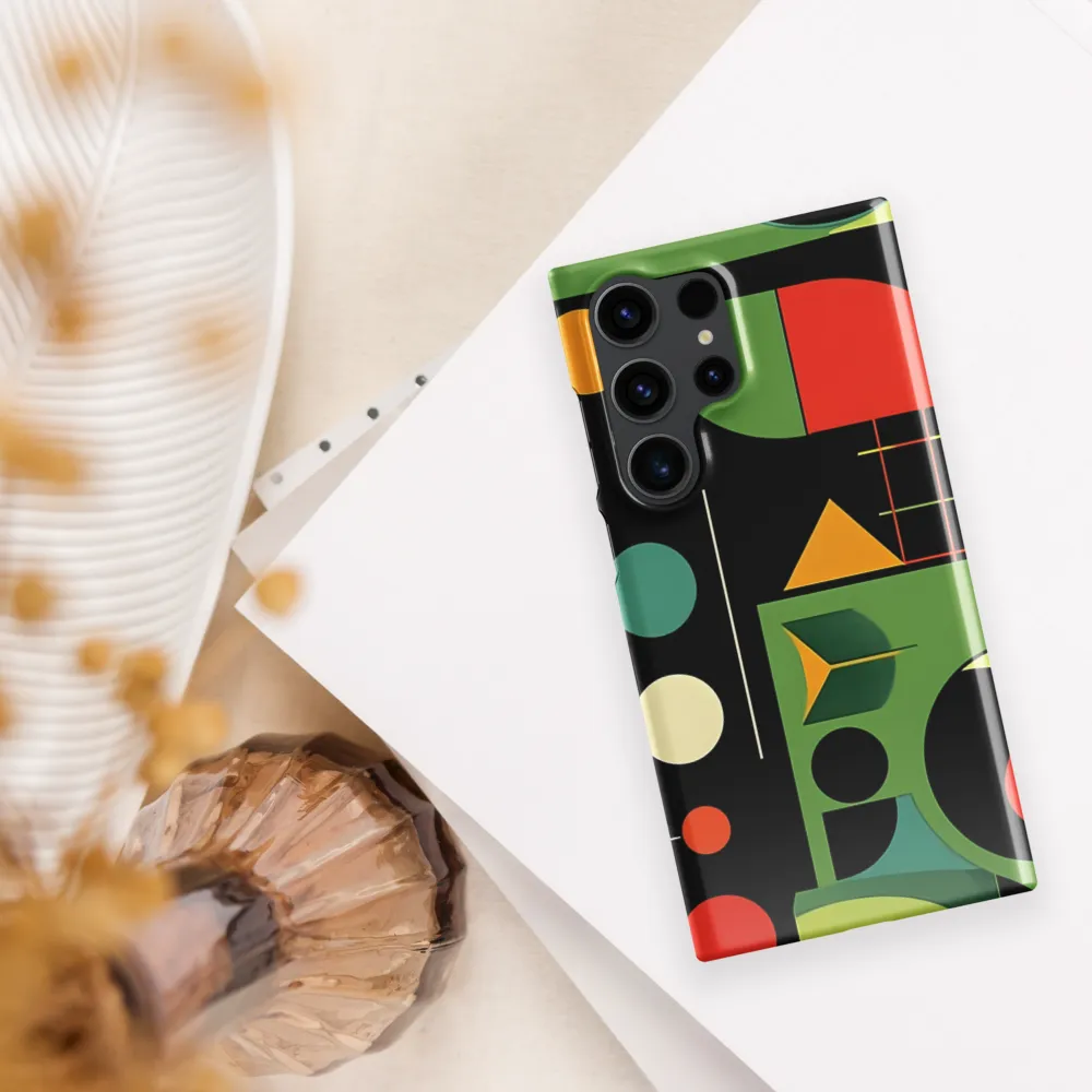 Geometric Harmony | Phone Case |  S23 Ultra | Snap Case | Glossy