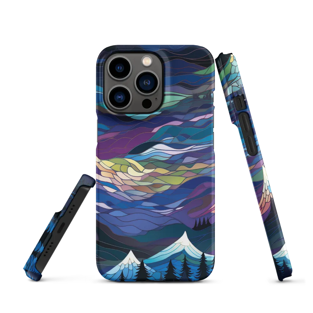 Twilight Peaks: An Abstract Mountain Landscape