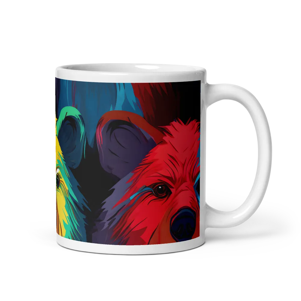 The Colorful Essence of Bears | Mug with White inside | 11 oz