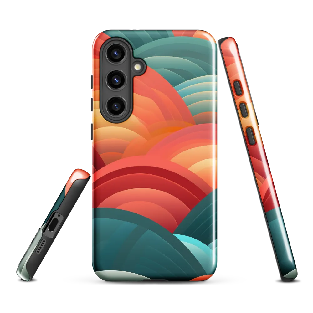 Rhythms of the Waves | Phone Case |  S24 Plus | Tough Case | Glossy