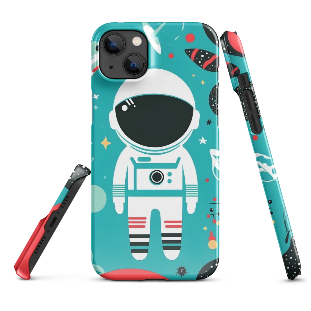 Whimsical Astronaut in Cosmic Wonderland