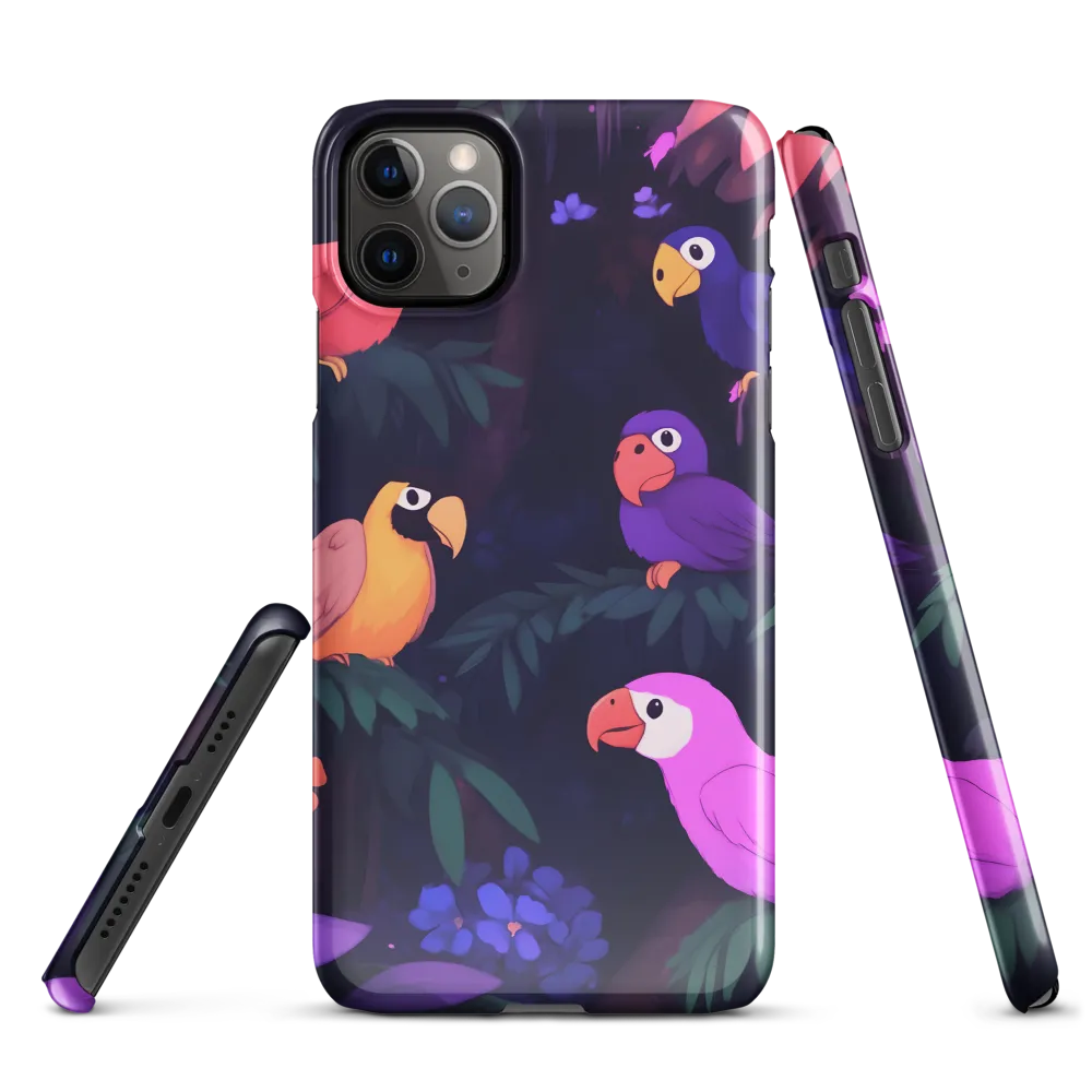 Tropical Parrot Playground | Phone Case |  11 Pro Max | Snap Case | Glossy