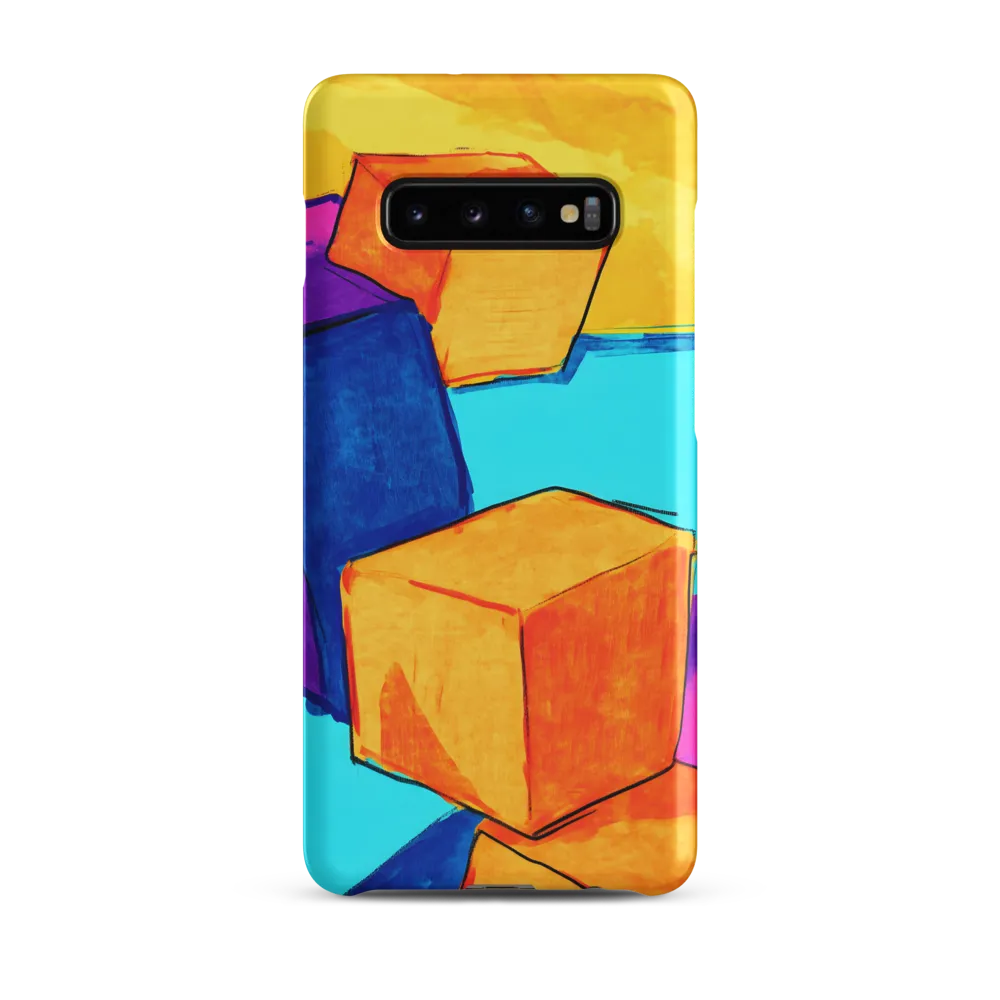 Playful Cubes in Vibrant Harmony