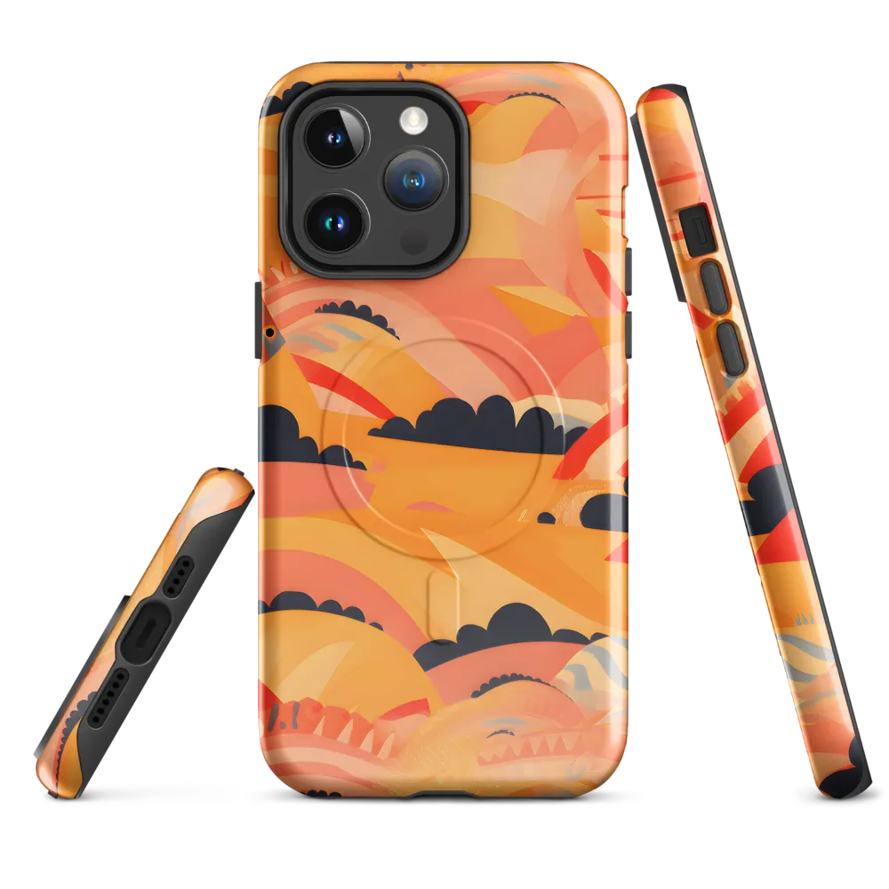 Whispers of the Abstract Horizon | Phone Case |  14 Pro Max | MagSafe® Tough Case | Glossy