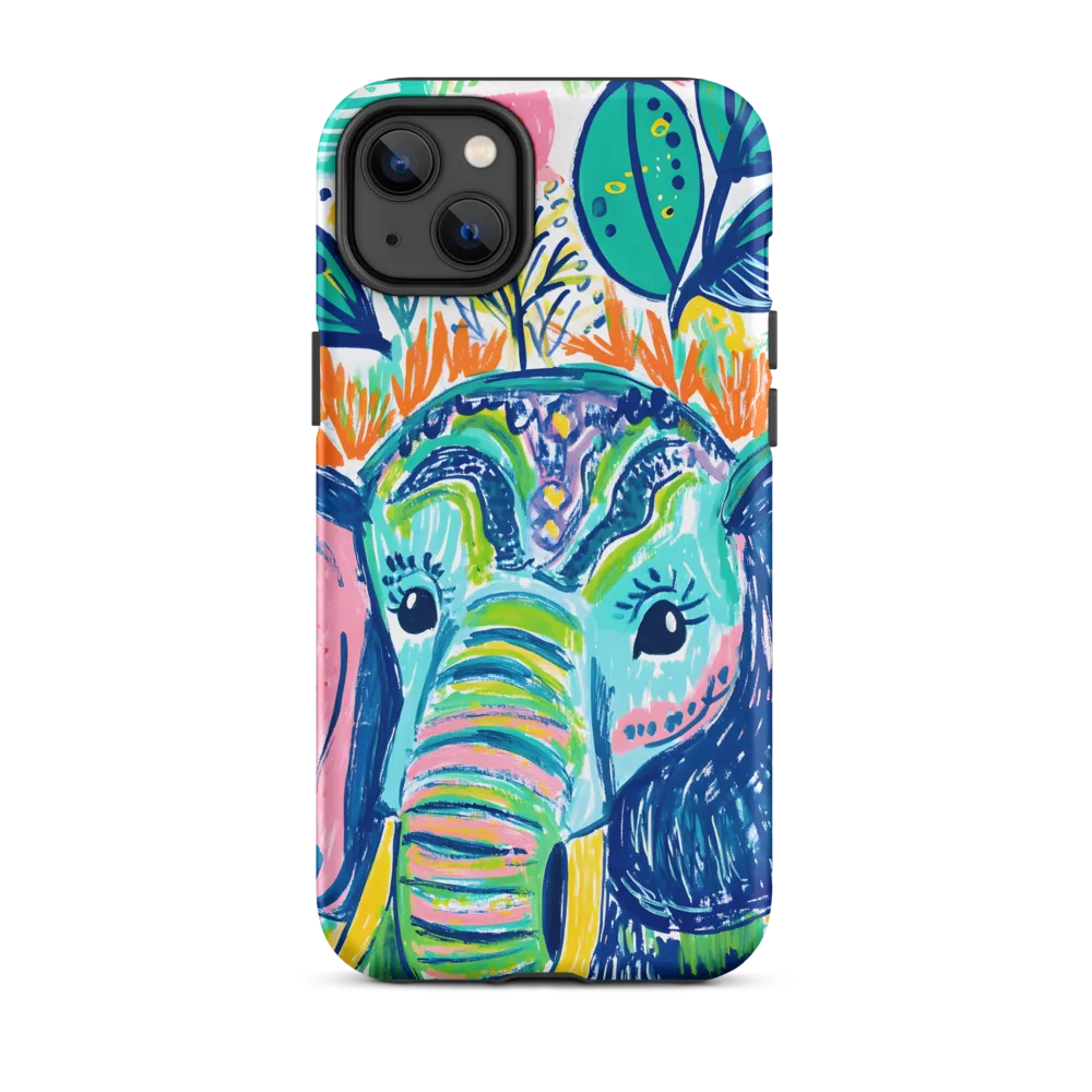 Whimsical Elephant Portrait