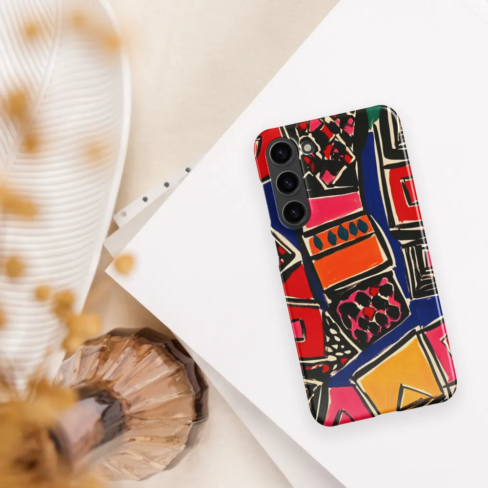 Dynamic Geometric Harmony | Phone Case |  S23 Plus | Snap Case | Glossy