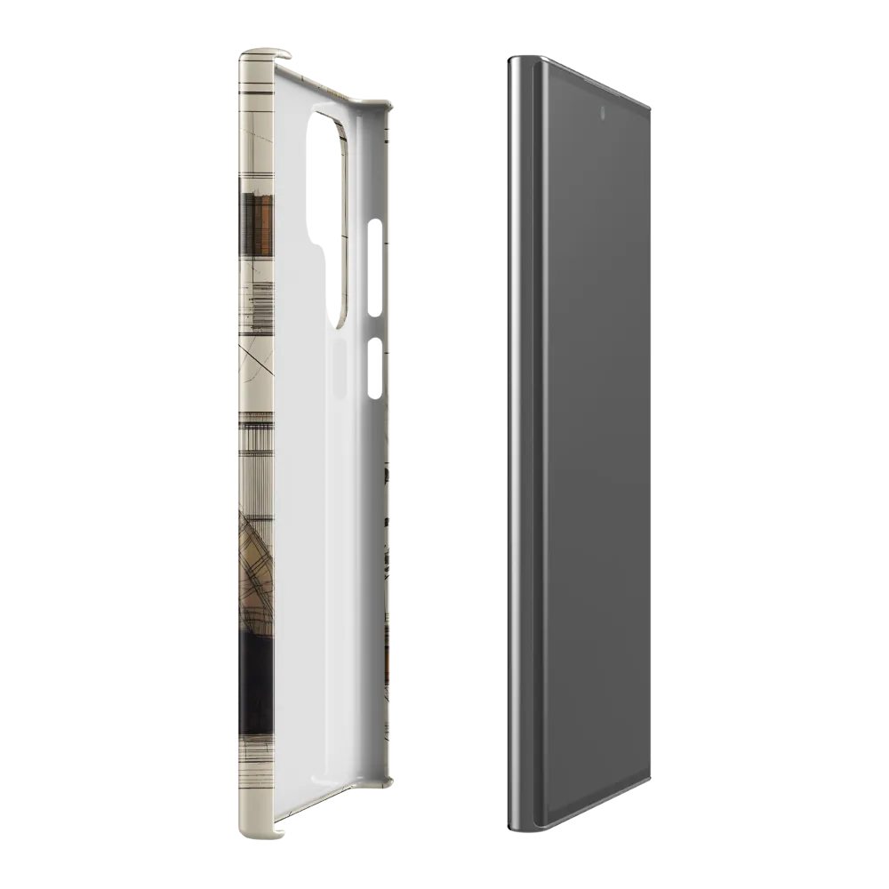 Quiet Reflections in Line | Phone Case |  S22 Ultra | Snap Case | Glossy