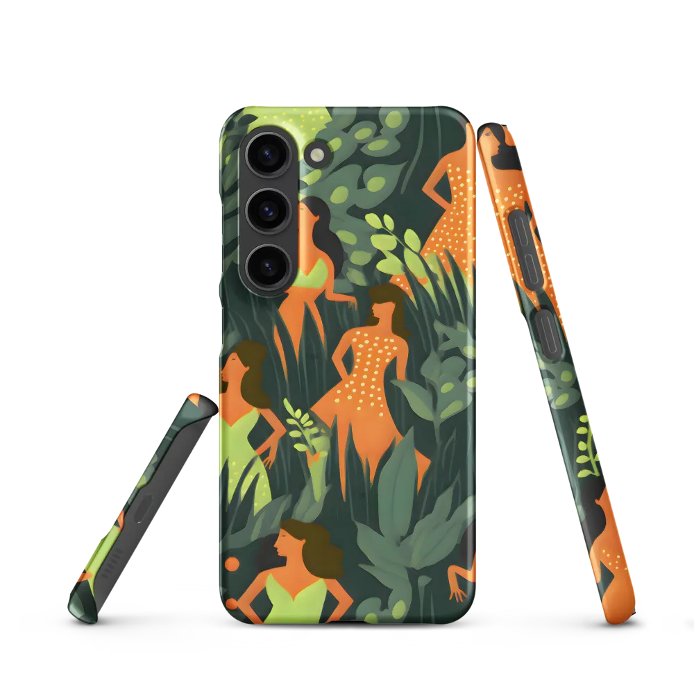 Playful Harmony in Patterns | Phone Case |  S23 | Snap Case | Matte