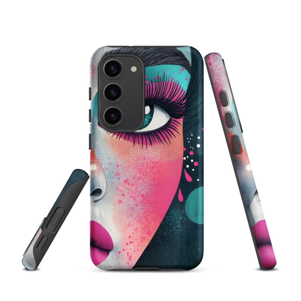 Vibrant Gaze | Phone Case |  S23 | Tough Case | Matte
