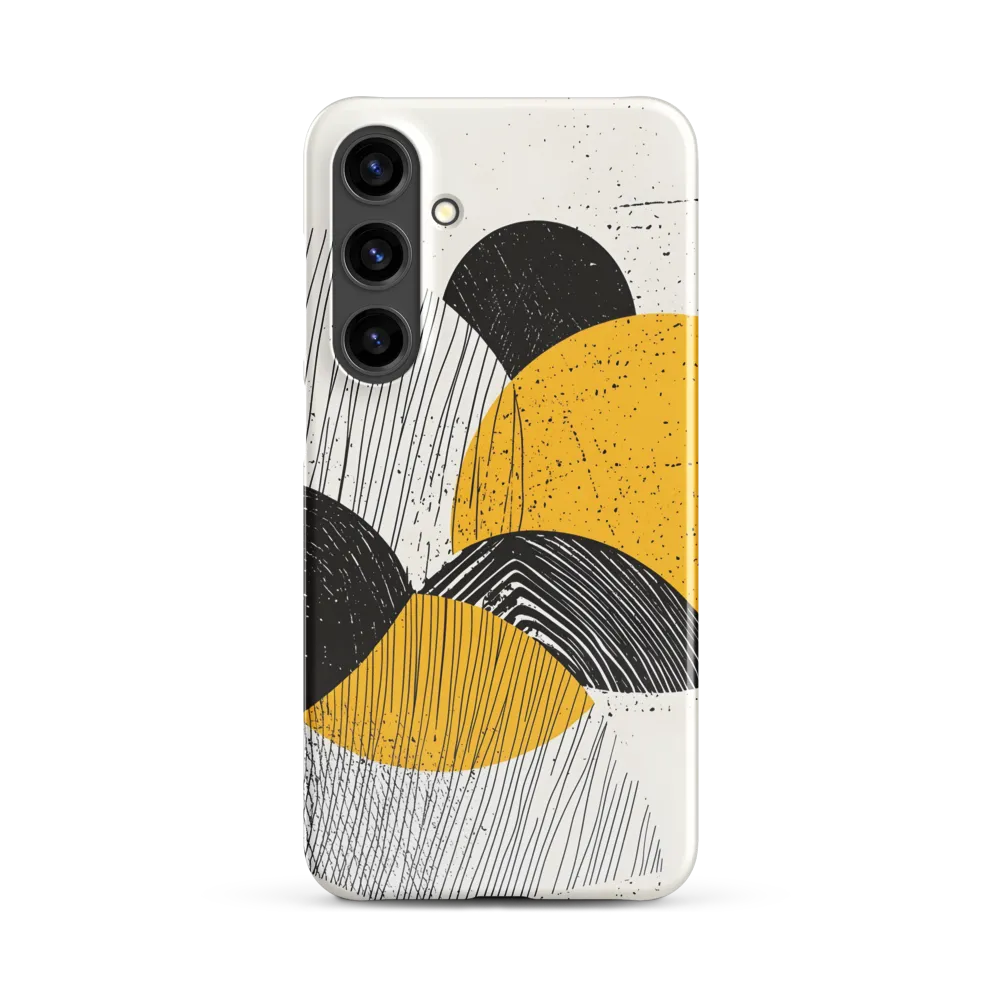 Dynamic Harmony in Black and Yellow