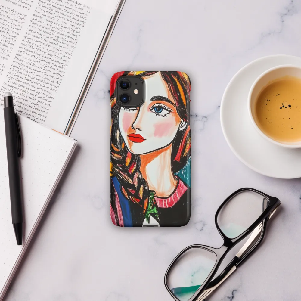 Confident Gaze | Phone Case |  11 | Snap Case | Matte