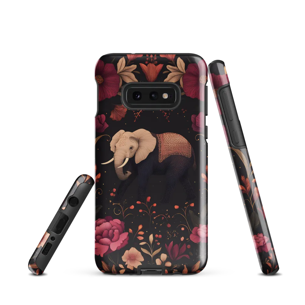 Whispers of the Wild: Elephants and Blooms