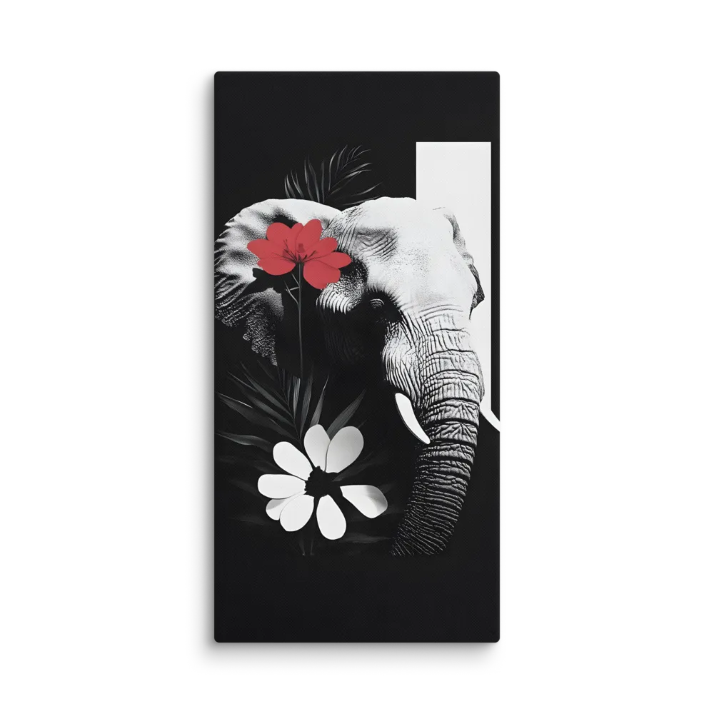 Elephant Harmony | Canvas | 24″×48″