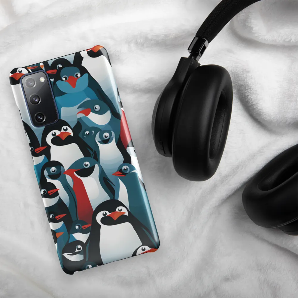 Penguin Parade | Phone Case |  S20 FE | Snap Case | Glossy