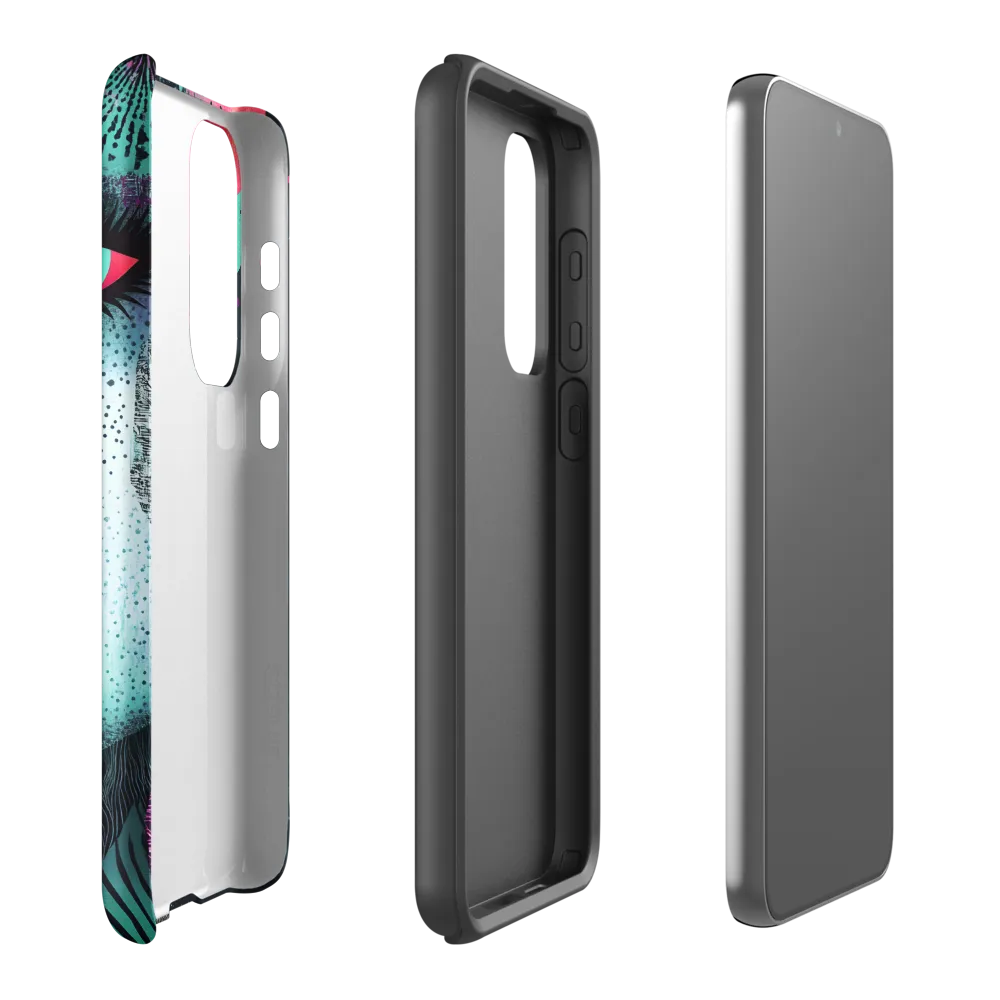 Mystical Beauty in Blue and Pink | Phone Case |  S23 Plus | Tough Case | Matte