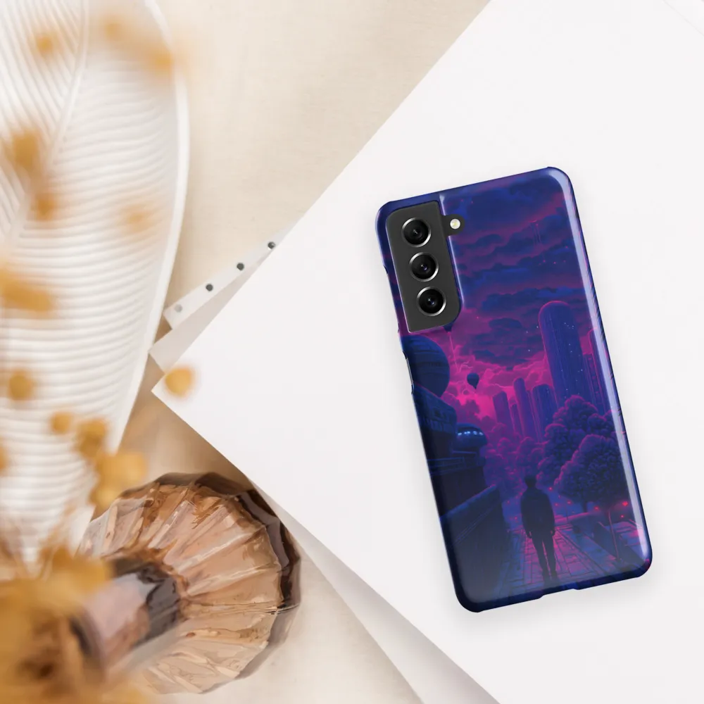 Lost in a Technological Dreamscape | Phone Case |  S21 | Snap Case | Glossy