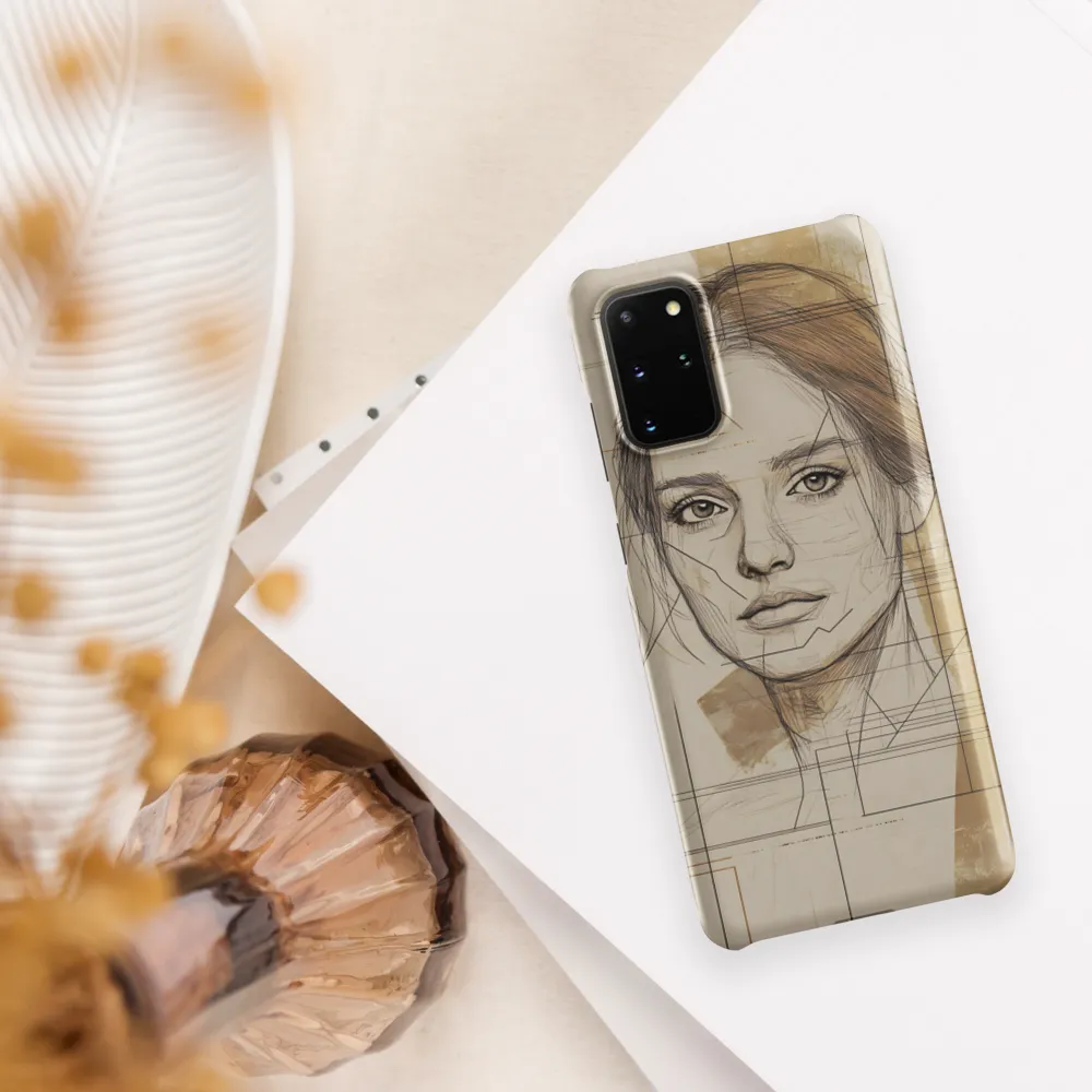 Geometric Elegance: A Modern Portrait