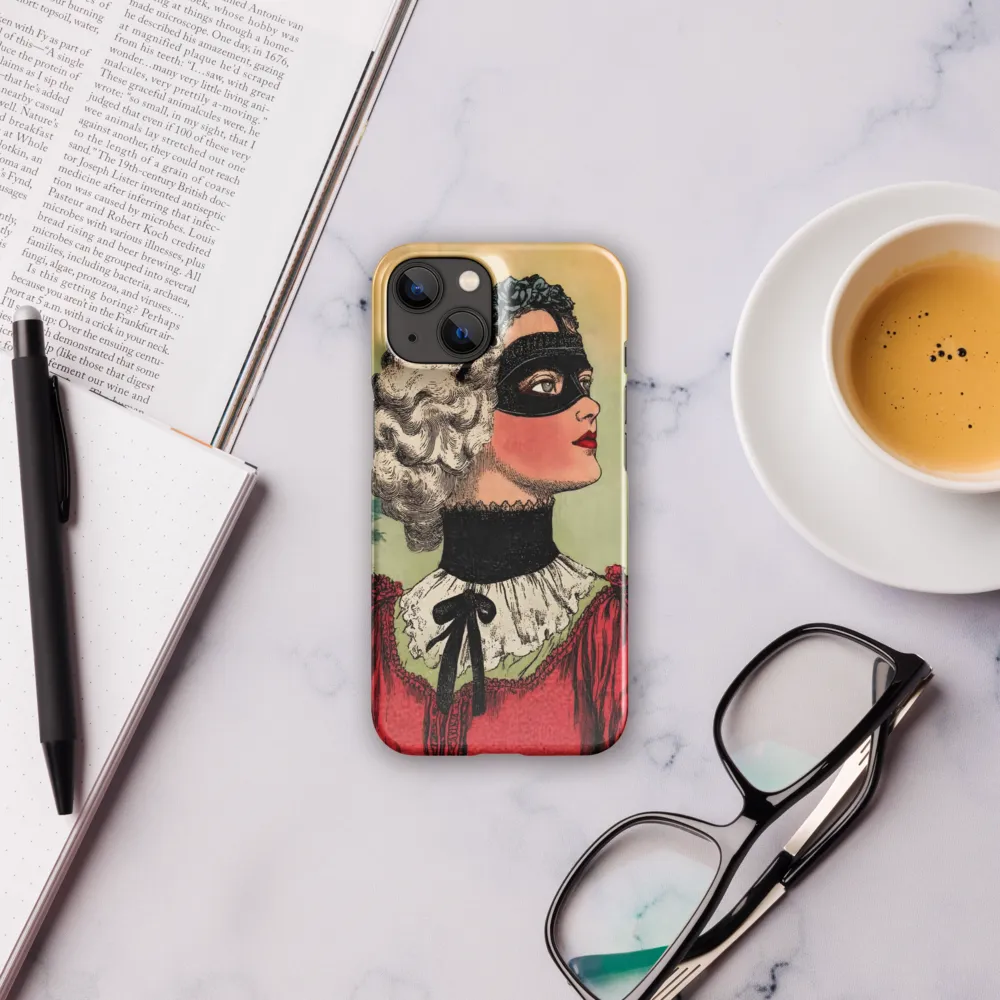 Masked Elegance | Phone Case |  14 | Snap Case | Glossy