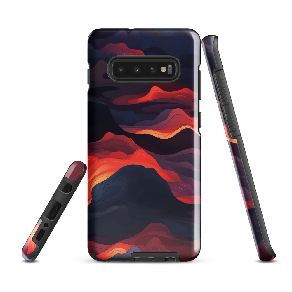 Ethereal Waves of Color | Phone Case |  S10 Plus | Tough Case | Glossy