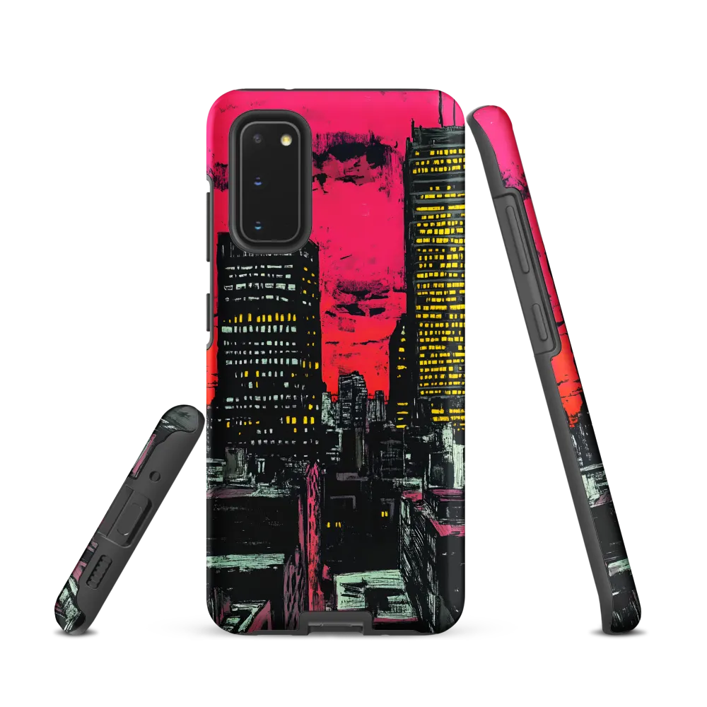Urban Pulse at Dusk | Phone Case |  S20 | Tough Case | Matte
