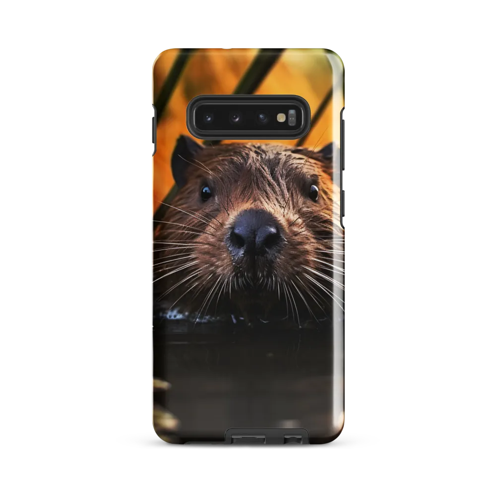 Beaver Serenity: A Natural Portrait | Phone Case |  S10 Plus | Tough Case | Glossy