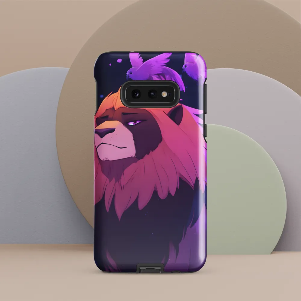 Regal Serenity: The Majestic Lion | Phone Case |  S10e | Tough Case | Glossy