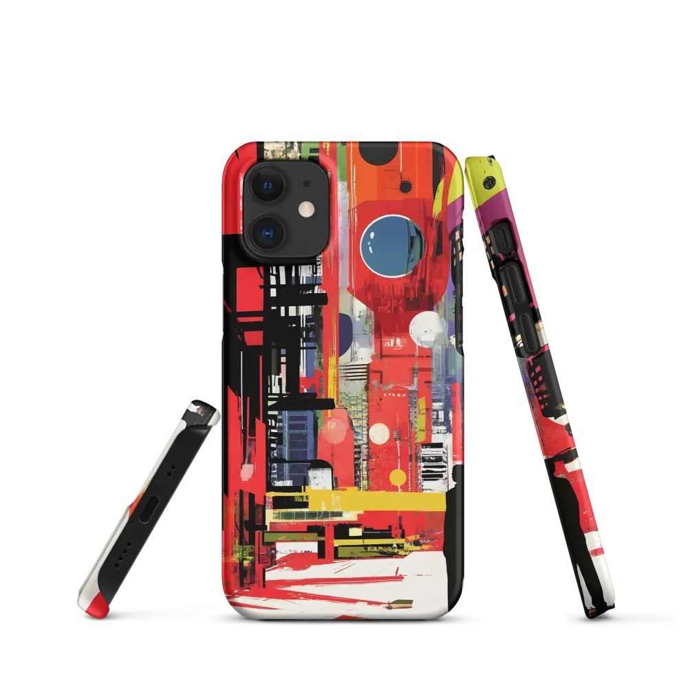 Urban Echoes: A Futuristic Reverie | Phone Case |  12 Mini | Snap Case | Matte
