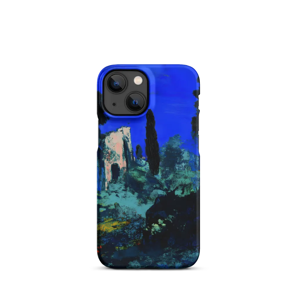 Moonlit Ruins with Cypress
