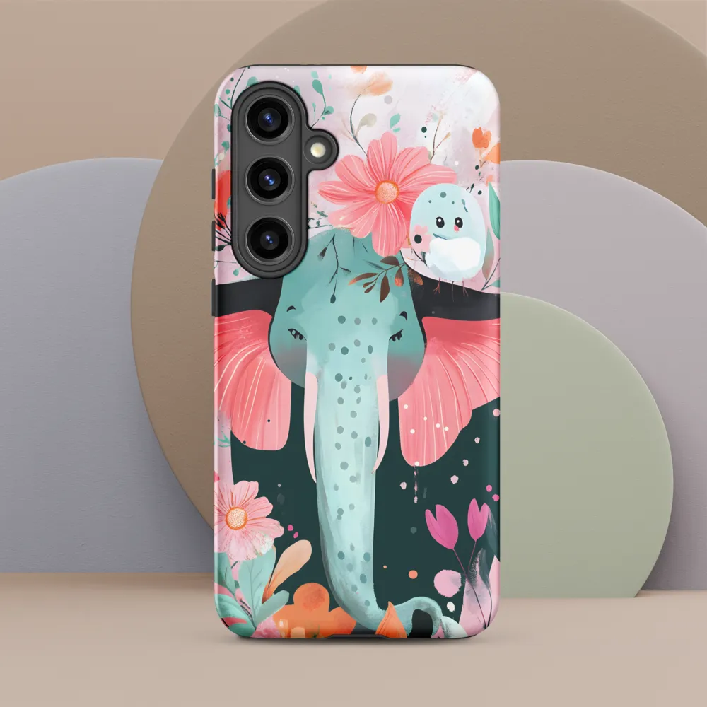 Whimsical Elephant in Bloom