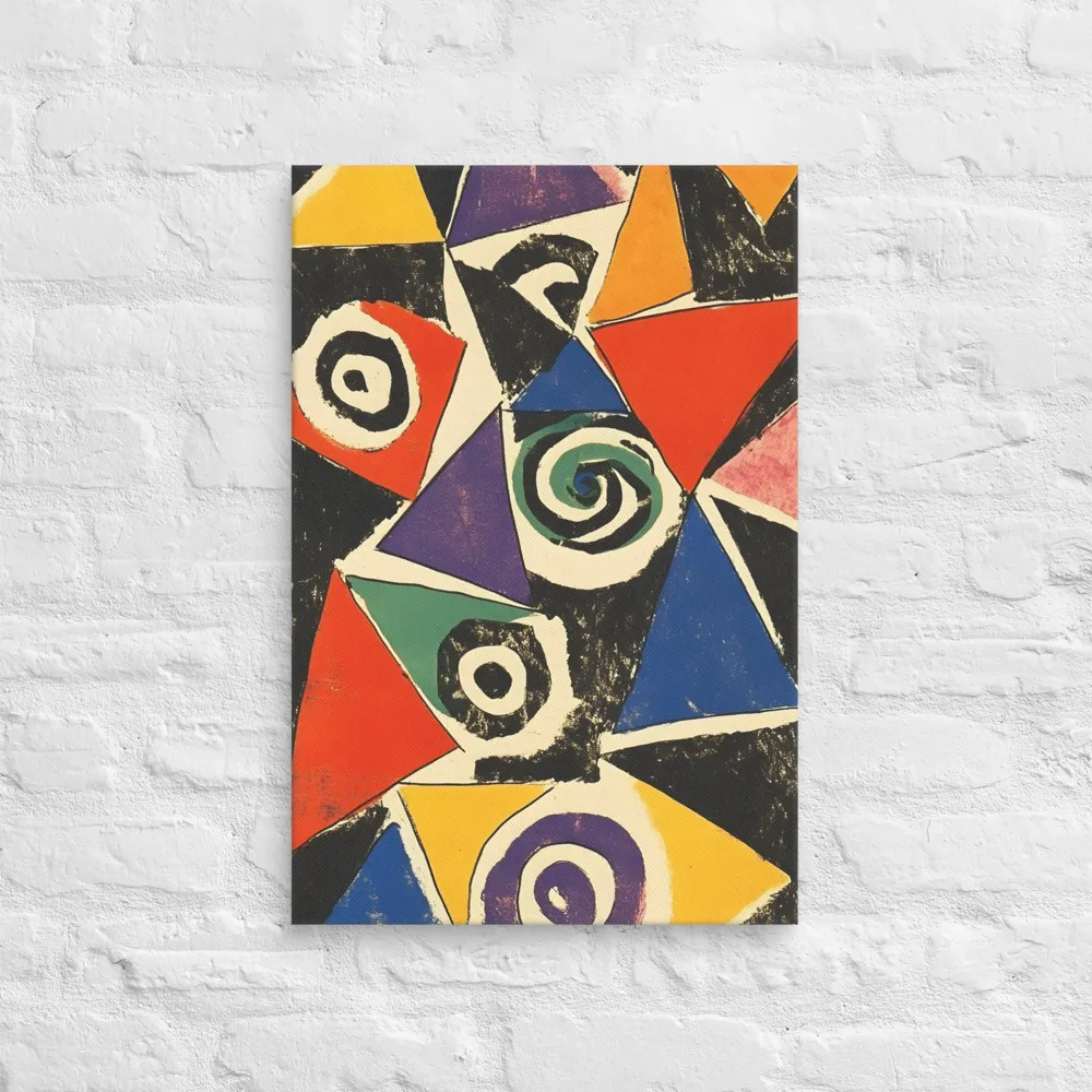 Dynamic Geometric Abstraction | Canvas | 16″×24″