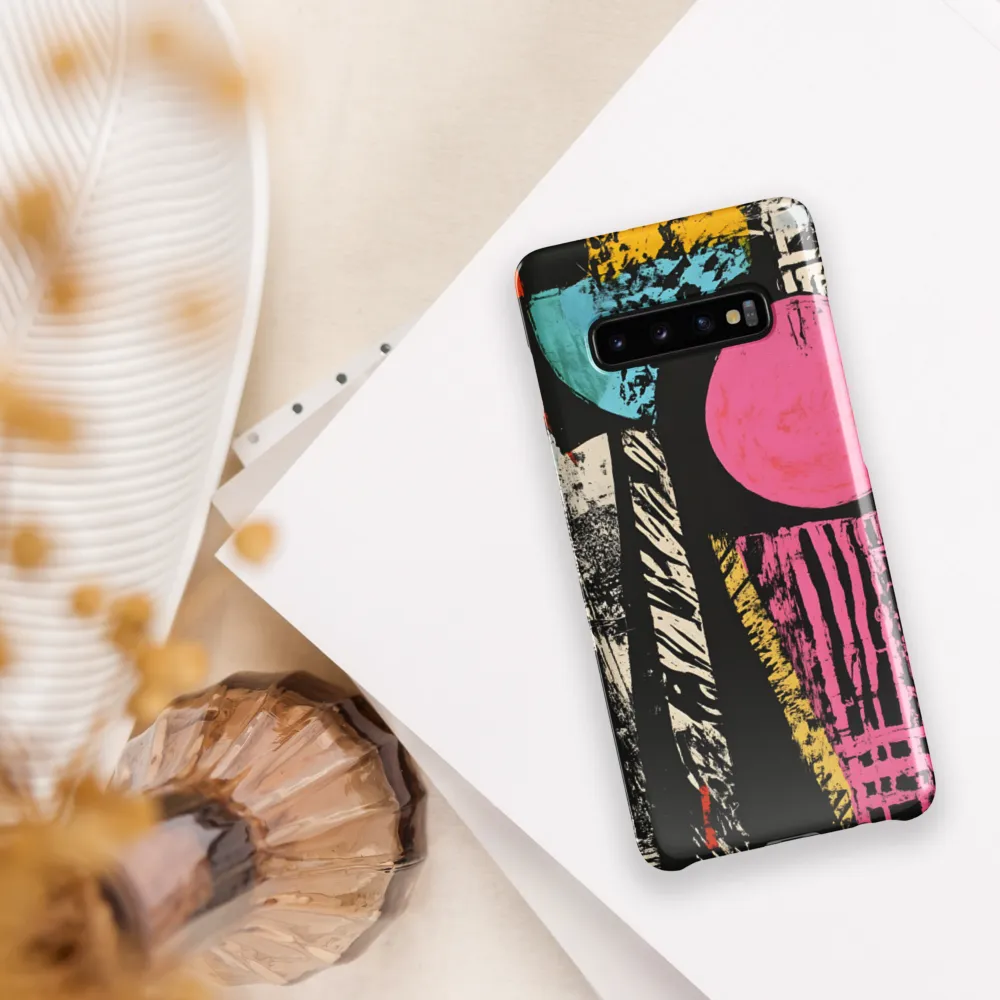 Dynamic Geometry: A Celebration of Color | Phone Case |  S10 Plus | Snap Case | Glossy