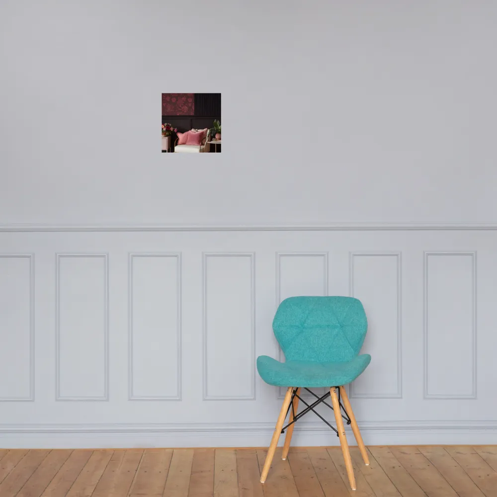 Elegance in Contrast: A Modern Interior Design | Poster | 10″×10″