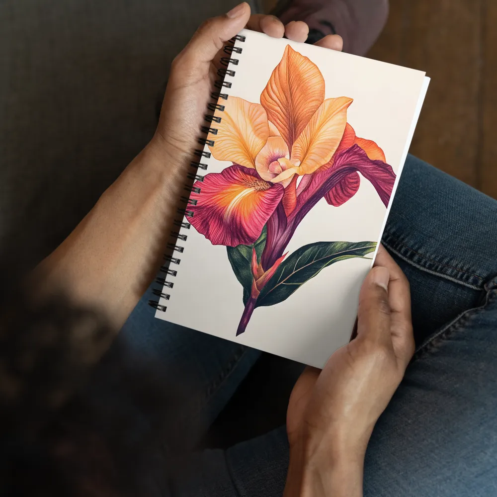 Floral Harmony | Spiral Notebook