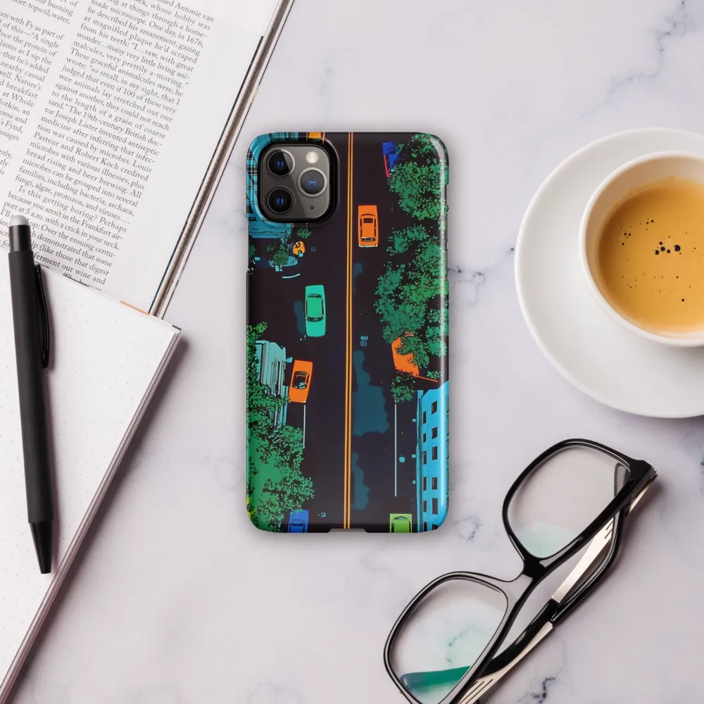 Urban Pulse: A Colorful Intersection | Phone Case |  11 Pro Max | Snap Case | Glossy